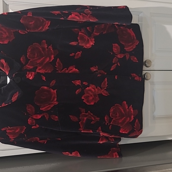 Talbots Roses Holiday Dressy Jacket - Picture 8 of 11